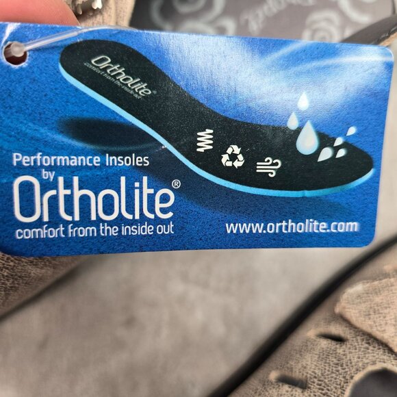 Propet Comfort Sandals 11 Narrow Fit Metallic Leather Open Toe Casual Walking - Picture 11 of 13